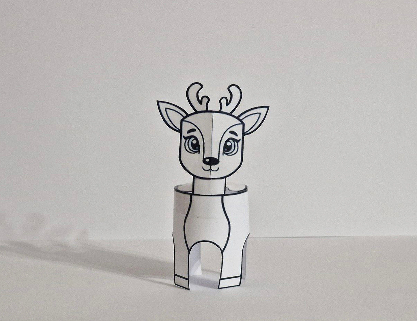 Animal paper cutout craft kit