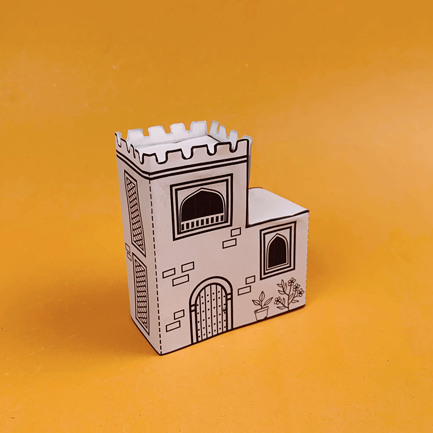 Arabian Desert miniature houses for paper crafts