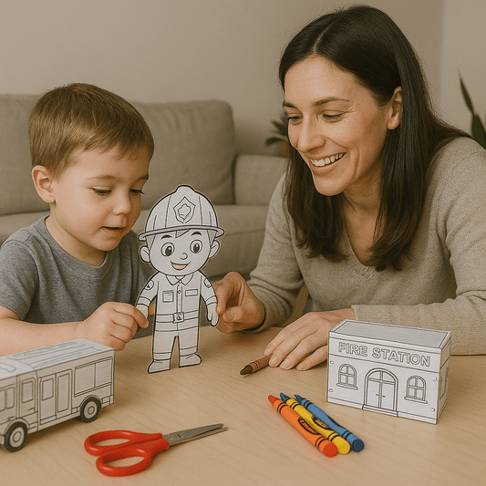 Heroic Firefighter Craft Set for kids