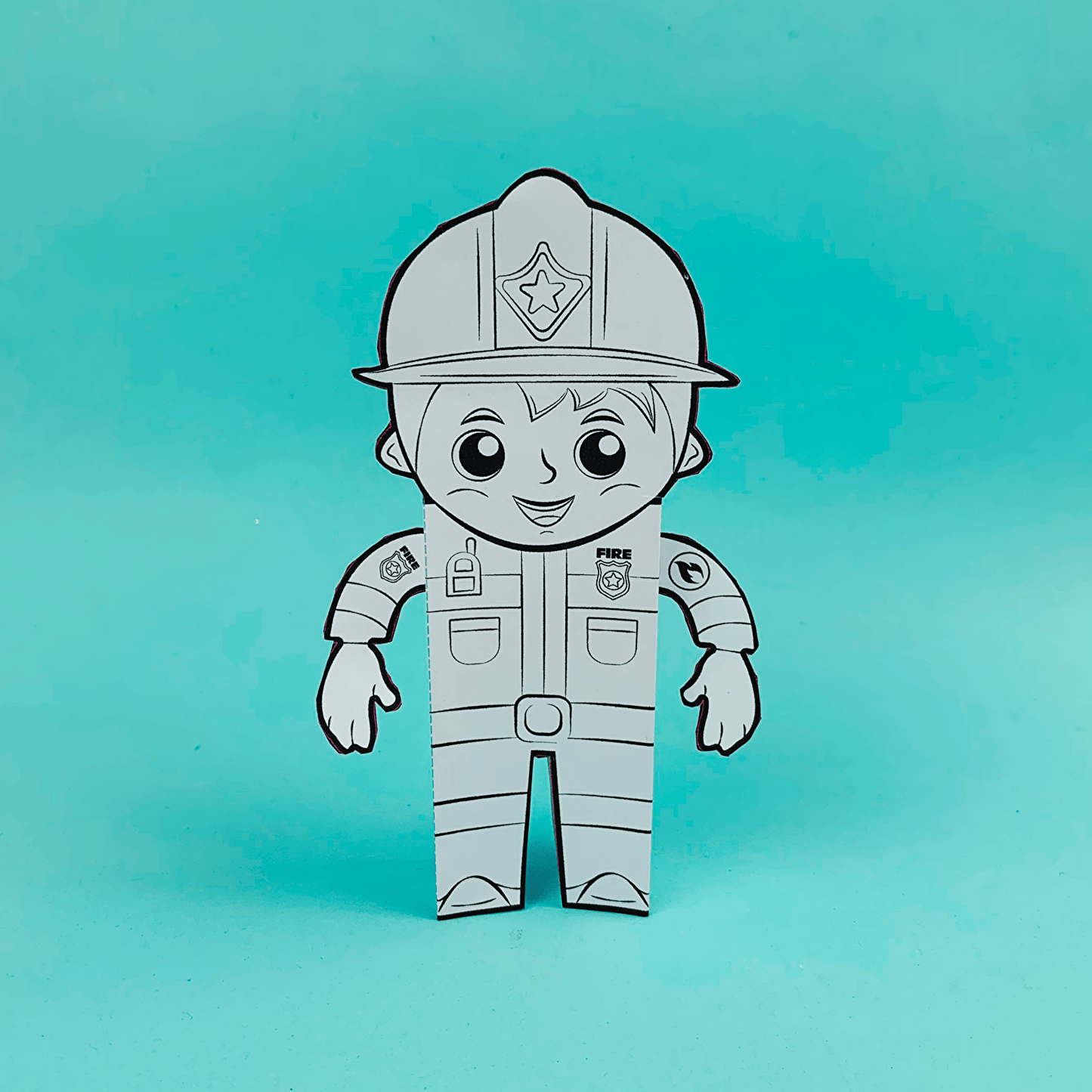 Heroic Firefighter Craft Set with uniforms and accessories