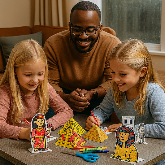 Printable Ancient Egypt Craft Kit – Build Pyramids, Pharaohs & the Sphinx