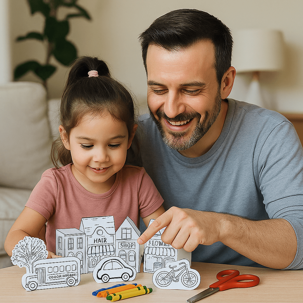 Town Shopping Street - Craft Set