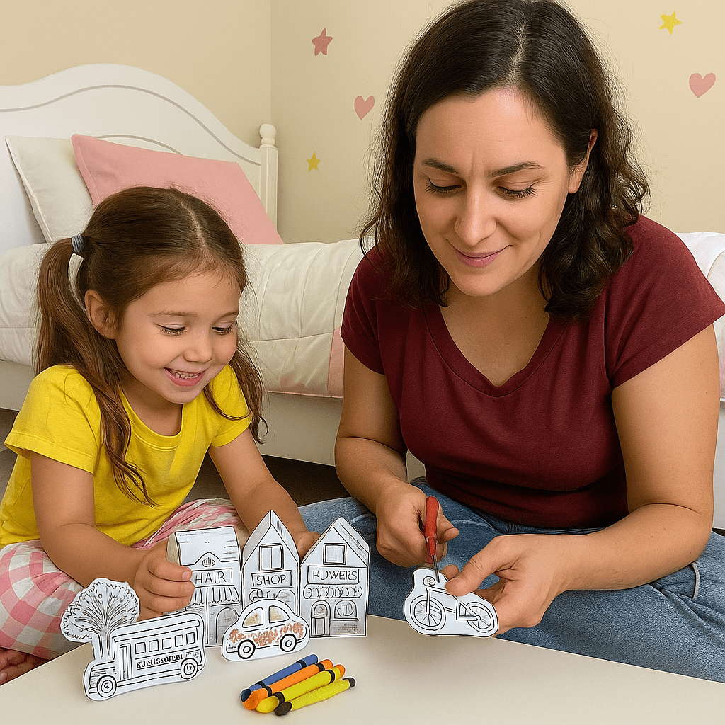 Town Shopping Street - Craft Set