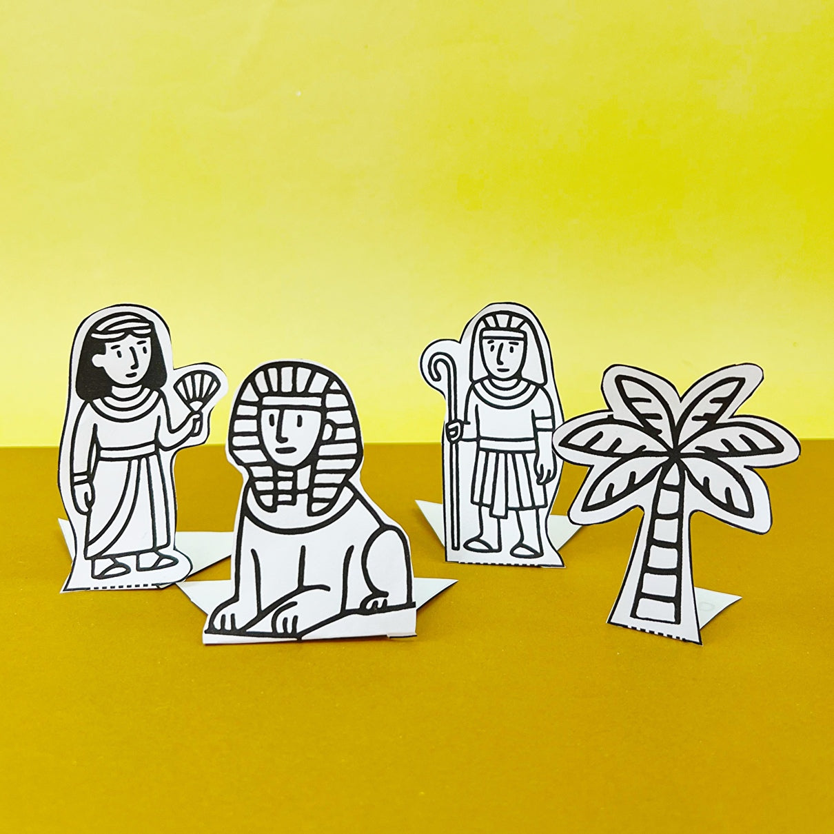 Printable Ancient Egypt Craft Kit – Build Pyramids, Pharaohs & the Sphinx
