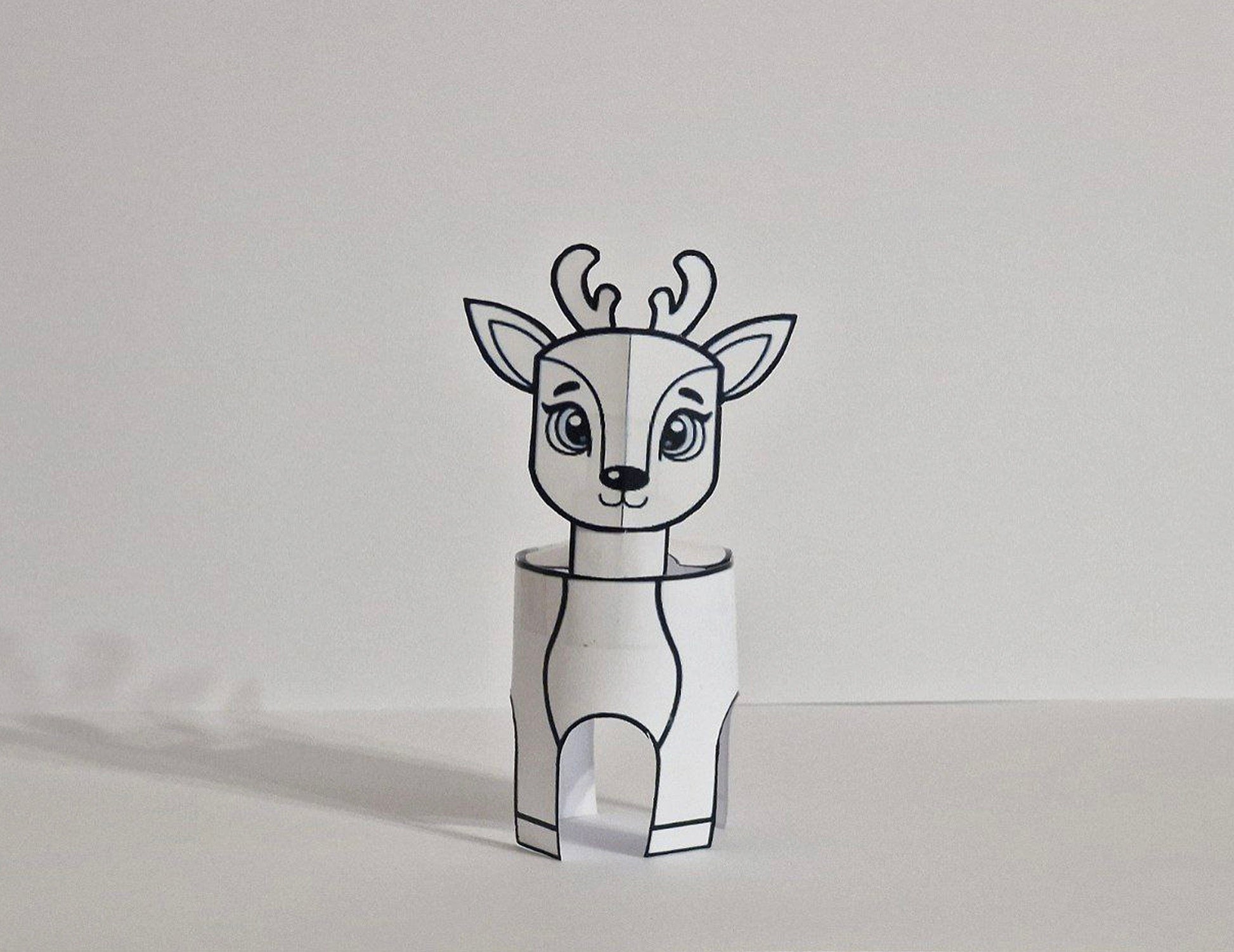 Animal paper cutout craft kit