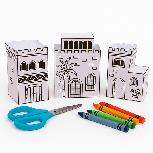 Arabian Desert Paper Houses