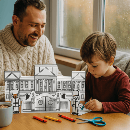 Printable Buckingham Palace Craft Kit – Build Your Own Royal Guard Scene
