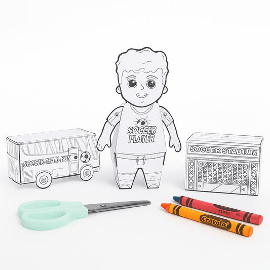 Soccer Player Craft Set