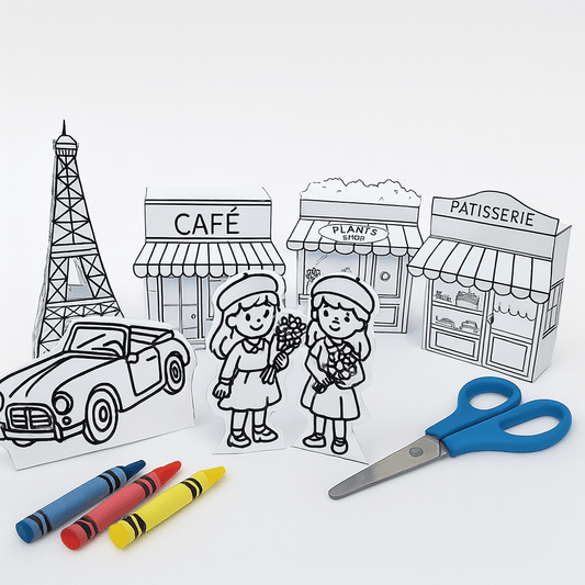 Paris Craft Kit – Build Your Own Mini French Street Scene