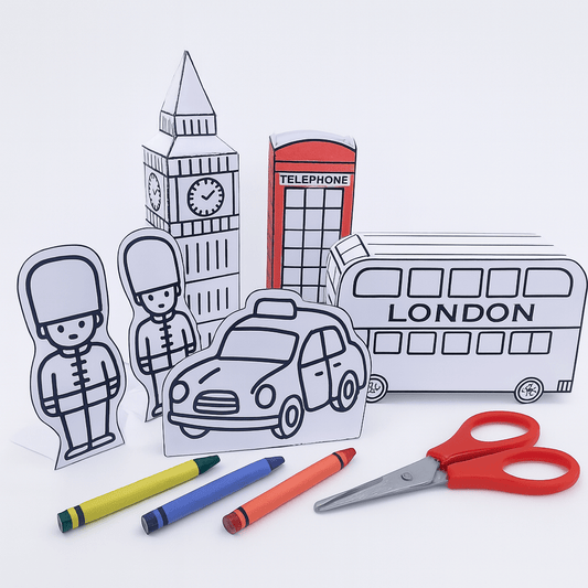 London Craft Kit – Build Your Own Mini UK City Scene