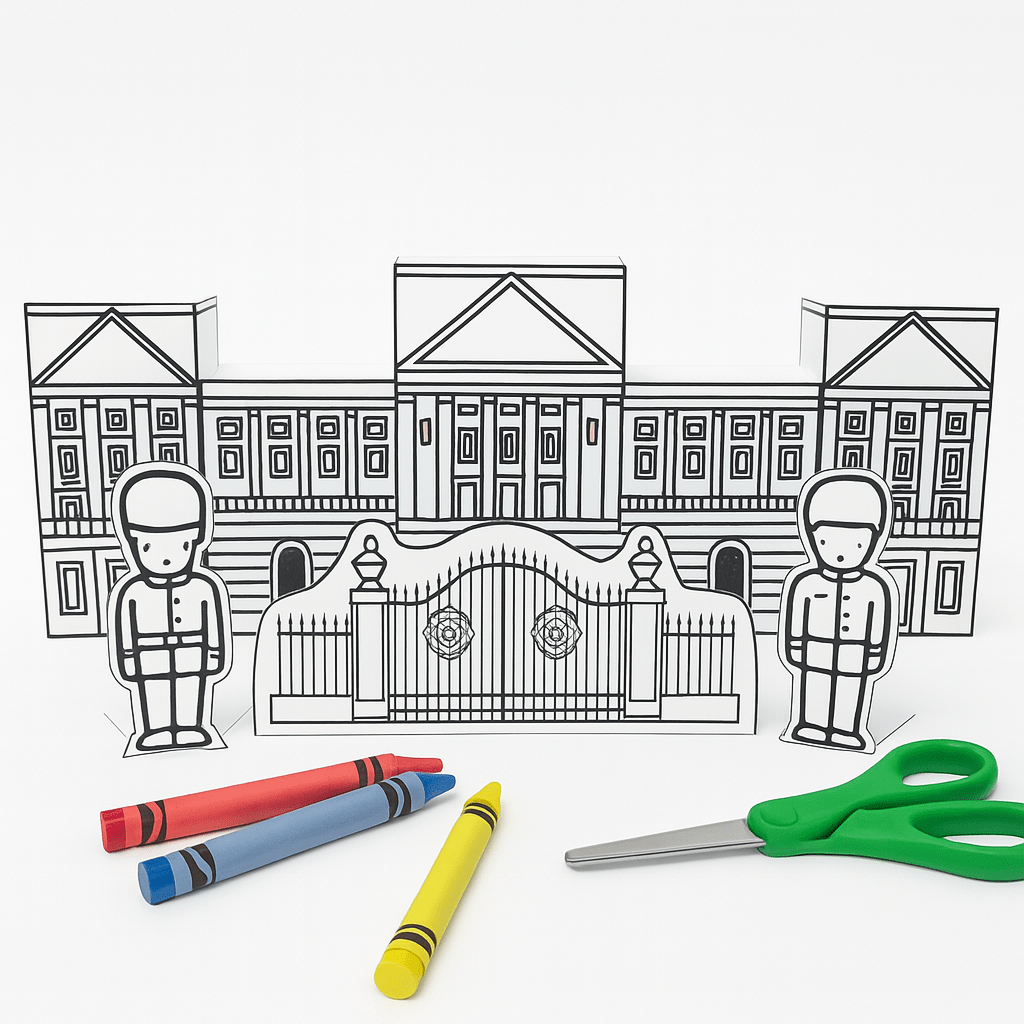Printable Buckingham Palace Craft Kit – Build Your Own Royal Guard Scene
