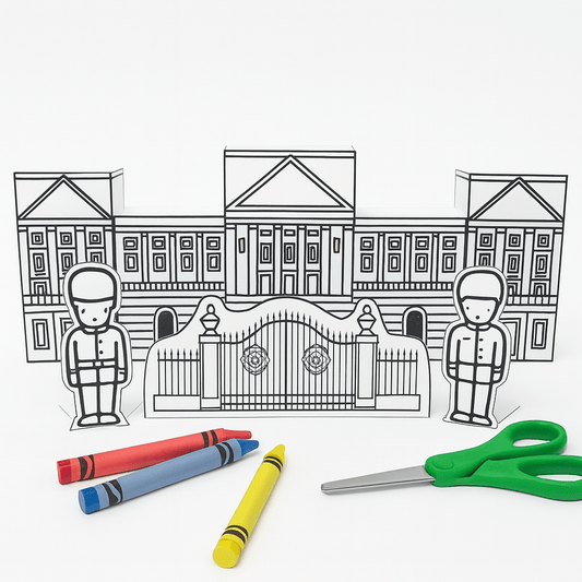 Printable Buckingham Palace Craft Kit – Build Your Own Royal Guard Scene