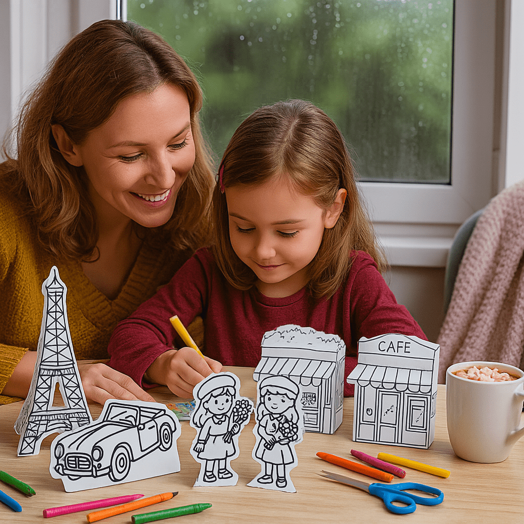 Paris Craft Kit – Build Your Own Mini French Street Scene
