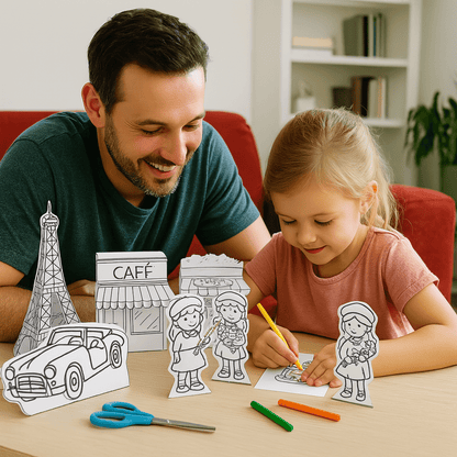 Paris Craft Kit – Build Your Own Mini French Street Scene