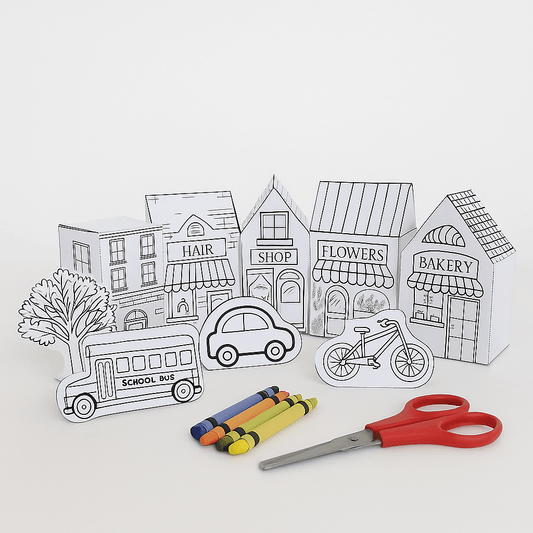 Town Shopping Street - Craft Set