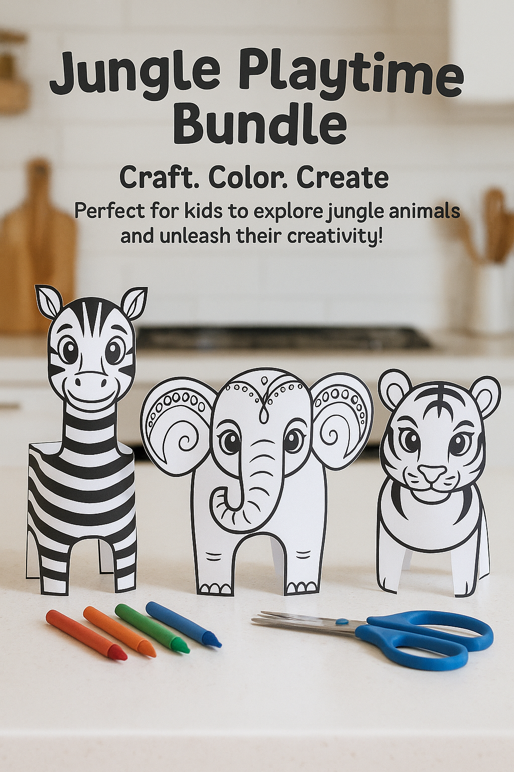 Printable 3D Jungle Animals – Volume 2