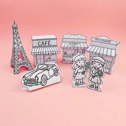Paris Craft Kit – Build Your Own Mini French Street Scene